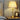 CharmyDecor elegant brass crystal table lamp with warm light turned on