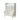 charmydecor empty white bookshelf with two shelves and large lower storage bin