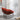 charmydecor ergonomic rattan rocking chair side profile with curved steel base