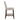 Charmydecor fabric counter stool side profile showing 26 inch seat height and ergonomic tufted back design
