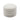 Charmydecor fabric round ottoman ivory color studio product clean background view
