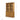 Charmydecor farmhouse acacia wood bookcase dimension diagram 52.8 inch wide storage hutch