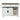 charmydecor farmhouse kitchen island with open shelving and drawers front view