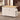 Charmydecor farmhouse style rolling kitchen island cart with wood top and hidden caster wheels