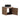 CharmyDecor floating bathroom vanity angled view showing the open door, interior, and black vessel sink