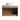 CharmyDecor floating bathroom vanity rear view showing the large opening and horizontal panels