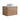 CharmyDecor floating bathroom vanity front angle showing rounded cabinet corners and wood-grain styling