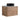 CharmyDecor floating bathroom vanity viewed at an angle, showing rounded oak-look corners and a black vessel sink.