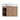 CharmyDecor floating bathroom vanity with sink front view showing two left-side cubbies and the closed wood-grain cabinet door.