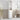 Charmydecor freestanding bathroom storage cabinet with slim white frame and adjustable open shelves