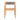 charmydecor front view acacia wood patio armchair with grey braided rope back and slatted seat