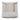 charmydecor front view of beige cushioned patio chair with white aluminum arms