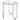charmydecor glass top side table modern chrome metal base with clear round glass top