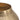 Close-up of a textured beige lampshade on a white background
