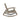 Charmydecor gray acacia wood rocking chair side view with curved armrests and rocker base