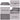 charmydecor gray corduroy sofa deep seat cushion high density foam