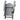 Charmydecor gray folding Adirondack chair folded flat for outdoor patio storage