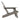 Charmydecor gray oversized wooden Adirondack chair side view showing reclined back and wide armrests