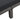 Charmydecor gray PE rattan chaise lounge close-up of wicker frame and dark gray cushion