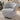 charmydecor gray swivel barrel accent chair with oversized upholstered deep seat in modern living room