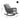 charmydecor gray wicker rocking chair dimensions and 300 lb weight capacity diagram