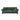charmydecor green chenille sofa front view with rolled arms classic nailhead trim