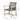 charmydecor Hampton wood and wicker outdoor dining chair dimensions 26.25 inch wide 23.75 inch deep 33.75 inch high