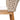 charmydecor handwoven wicker back detail on outdoor acacia wood dining chair with beige cushion
