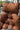 charmydecor hanging egg chair close up of brown headrest and thick tufted cushion for comfortable indoor outdoor seating