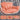 Orange cushioned swing chair with text highlighting comfort and features on a gray background.