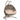 Charmydecor hanging egg chair with stand 2 person brown wicker swing chair front view with beige cushion outdoor patio seating