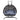 CharmyDecor hanging egg chair with stand 2 person charcoal wicker double swing chair front view with dust blue cushions indoor outdoor patio furniture