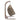Charmydecor hanging egg chair with stand 2 person side profile view wicker swing chair outdoor garden furniture