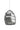 Gray hanging chair with cushion on a white background