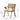 charmydecor Hermosa outdoor dining chair dimensions with 24 inch width and 34.25 inch height