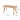 charmydecor Hermosa rectangular outdoor dining table dimensions 59 inch wide by 31.5 inch deep