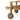 charmydecor Jason acacia wood chaise lounge close-up showing rear wheel and natural wood grain detail