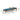 Charmydecor Jason outdoor chaise lounge dimensions with blue cushion and acacia wood frame