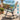 Charmydecor khaki folding patio rocking chair with ergonomic curved backrest and adjustable headrest