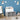 charmydecor kids bookshelf with bear backboard and toy bins in blue playroom