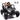 Charmydecor Kids UTV 2-seater ride-on car with parental remote control and LED lights