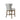 Back view CharmyDecor kitchen counter swivel stool showing curved wingback design