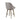 Gray bar stool with wooden legs on a white background
