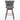 CharmyDecor kitchen counter swivel stool single view showing tufted backrest and wooden legs front angle