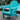 Charmydecor lake blue folding HDPE Adirondack chair beside an outdoor swimming pool