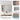 CharmyDecor large mirrored medicine cabinet with detail insets showing a door hinge, door cushion, and cabinet hardware.