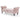 charmydecor light pink velvet storage bench tufted end of bed