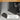 CharmyDecor lighted medicine cabinet concealed door pull close-up along the lower edge of an open door