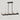CharmyDecor Linear Chandelier dimensions showing 35.7 inch width and adjustable hanging height