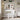 Charmydecor makeup vanity desk with LED mirror drawers shelves and stool for bedroom